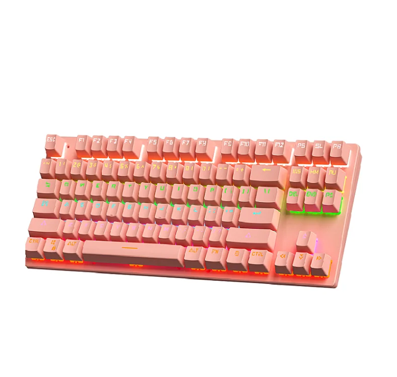 Custom Portable 60% Wireless Gaming 61 Keys Mechanical Keyboard RGB Wired Gaming Mechanical Keyboard