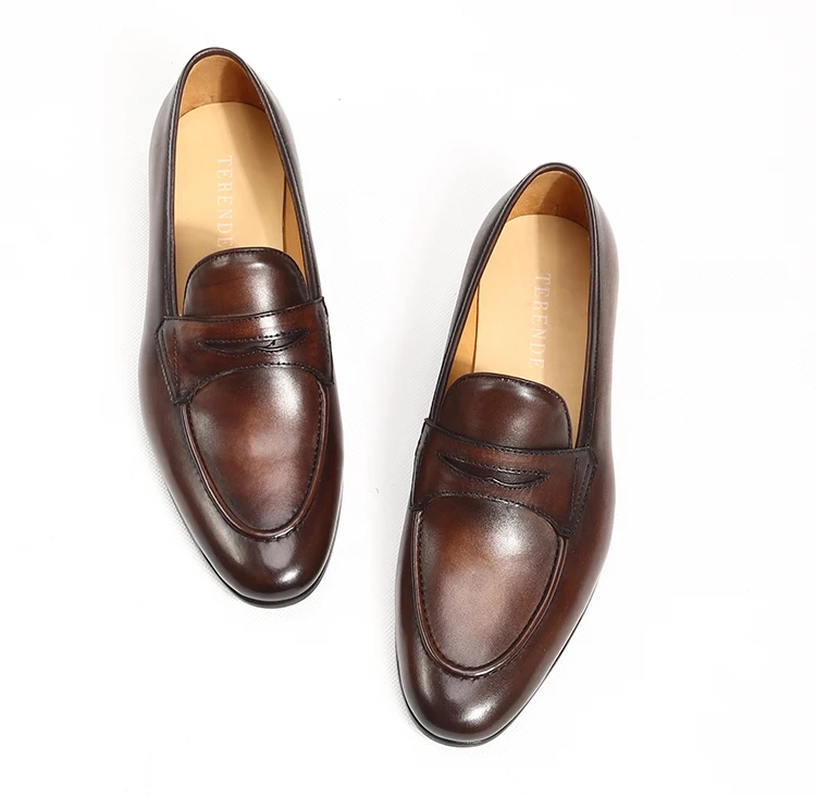 Мужская итальянская обувь из натуральной кожи