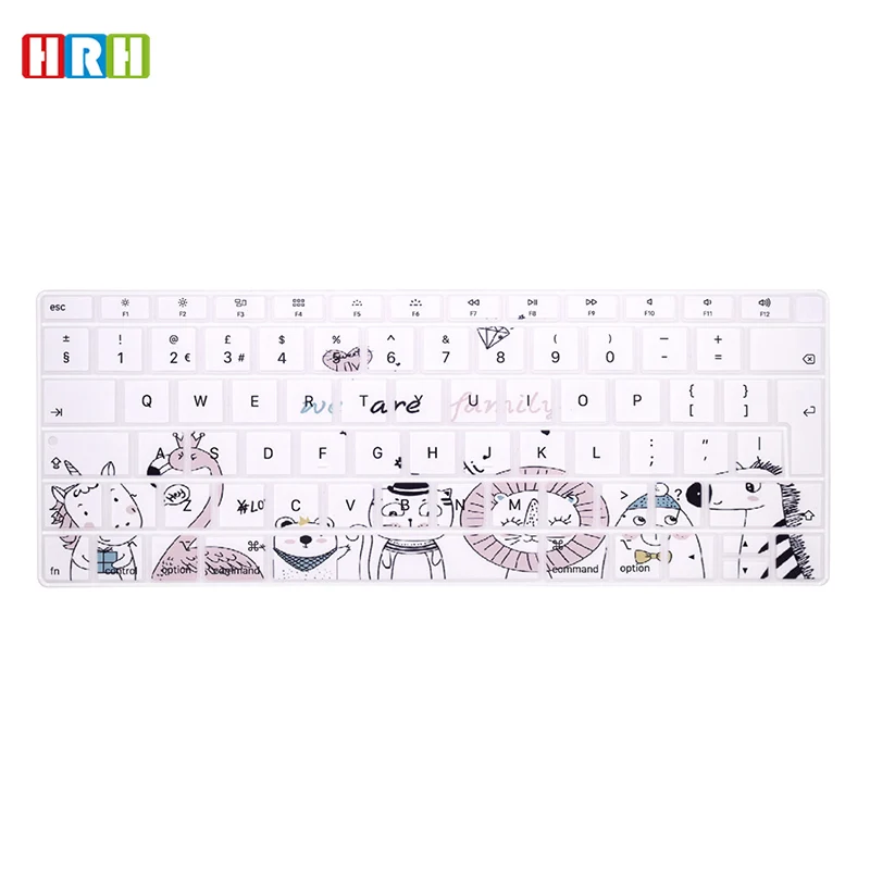 Заводская цена, чехол для клавиатуры с рисунком, защитный чехол на заказ для MacBook New Air 13,3, A1932 (выпуск 2018), версия для ЕС