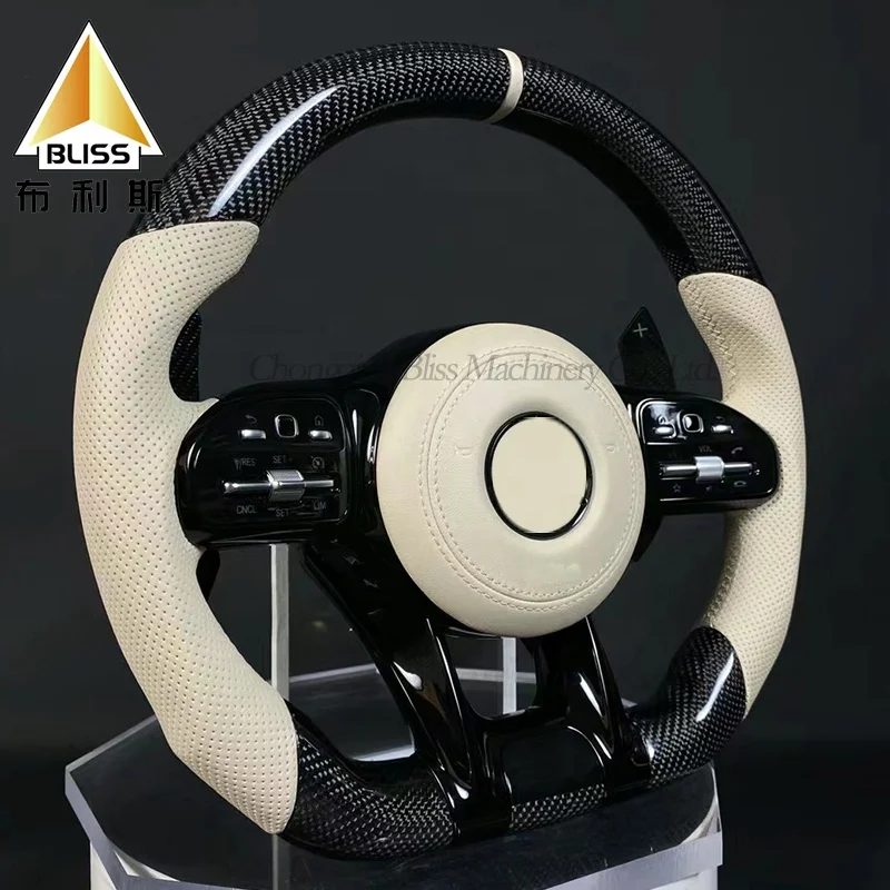 Racing Steering Black Steering Wheel Universal Steering Wheel Remote Control Wheel For Mercedes Benz C Class
