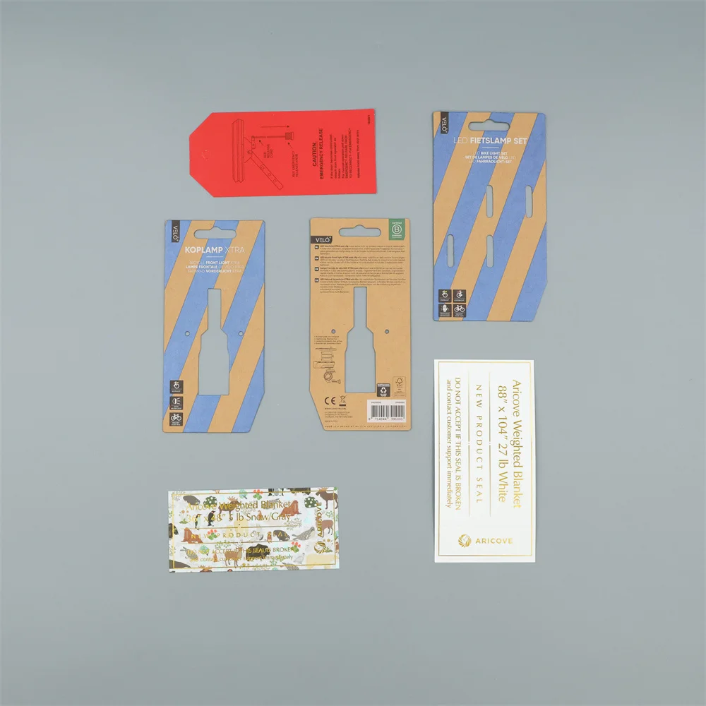 Custom Printing Cardboard Display Packaging Hang Card Product Sliding Insert Cards Blister Paper Card