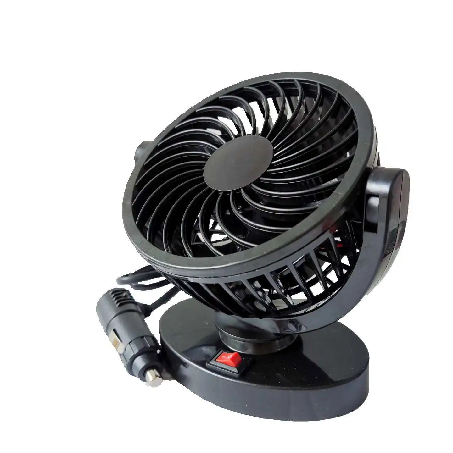 Universal electric 5vUSB12v/24v cigarette lighter fan car single head cooling fan