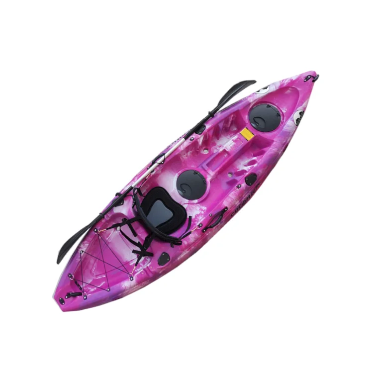 High Quality  LLDPE Ocean Canoe Sit Inside Single Canoe Plastic Drop Stitch Kayak
