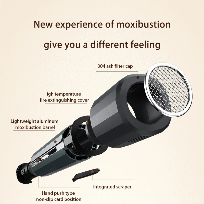 Traditional Chinese Medicine Moxibustion Instrument Mini Moxa Sticks Magnetic Moxibustion Therapy Device