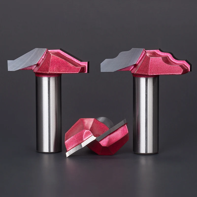 HUHAO Cnc Cemented Carbide Cabinet Door Line Raised Panel Engraving tool Router Bit molding plunge bit for wood 6868