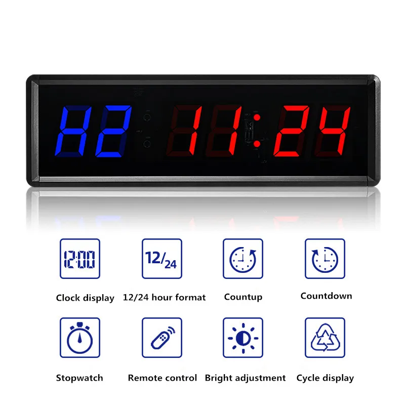 Best Quality 1.5 Inch Digital Display Sports Clock Stopwatch Timer Indoor Fitness Gym Timer
