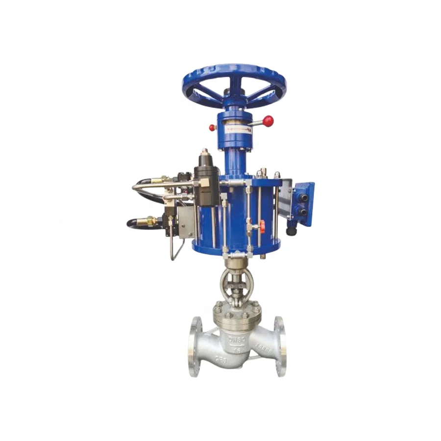 Common type intelligent explosion-proof control globe valve pneumatic actuator globe valve