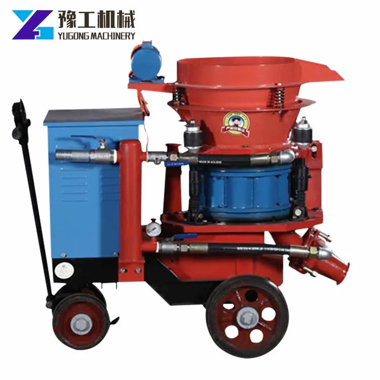 Swimming Pool Spraying Dry Mixed Reinforced Shotcrete Machine