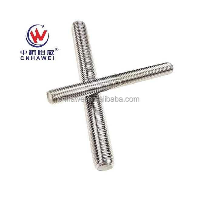 M6 A4-70 Stainless Steel  DIN 976    Threaded stud Rod  Bolt