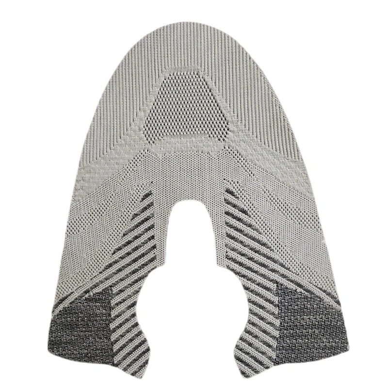 Wholesale Custom Semi Finished Shoe Upper Knitting Pu Sneakers Running Walking Shoes Upper