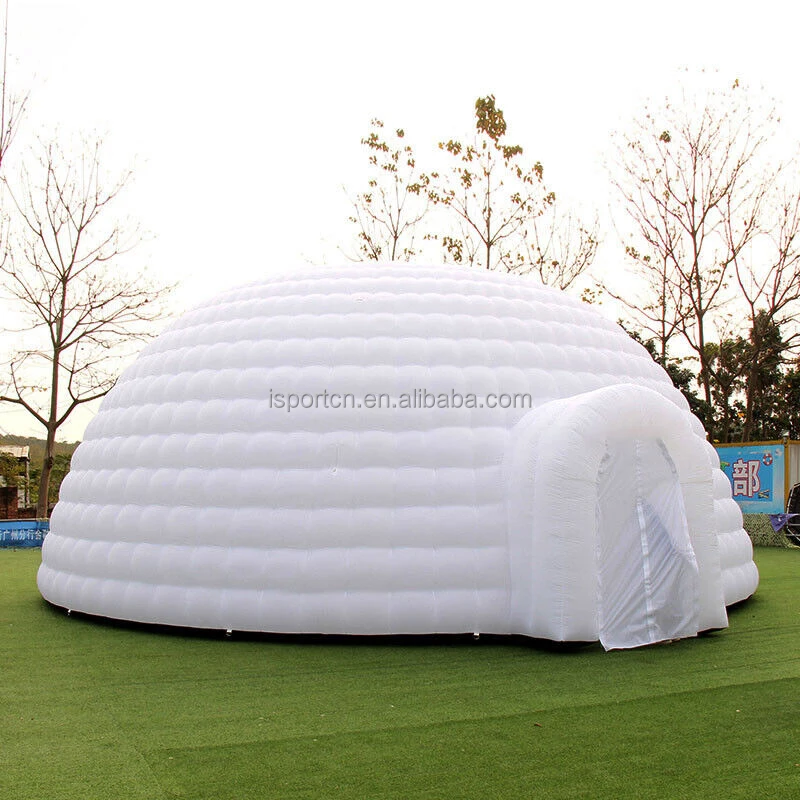 Party Led Snow Bubble Dome Customized With Inflatable Igloo Tent For Kids