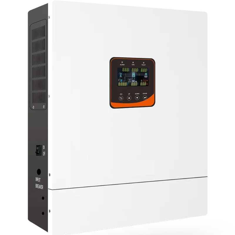 3.5KW 5.5KW 10KW Гибридный солнечный инвертор 48V батарея Чистая синусоида солнечное зарядное устройство Mppt 60A 100A 200A DC с Wi-Fi RS485