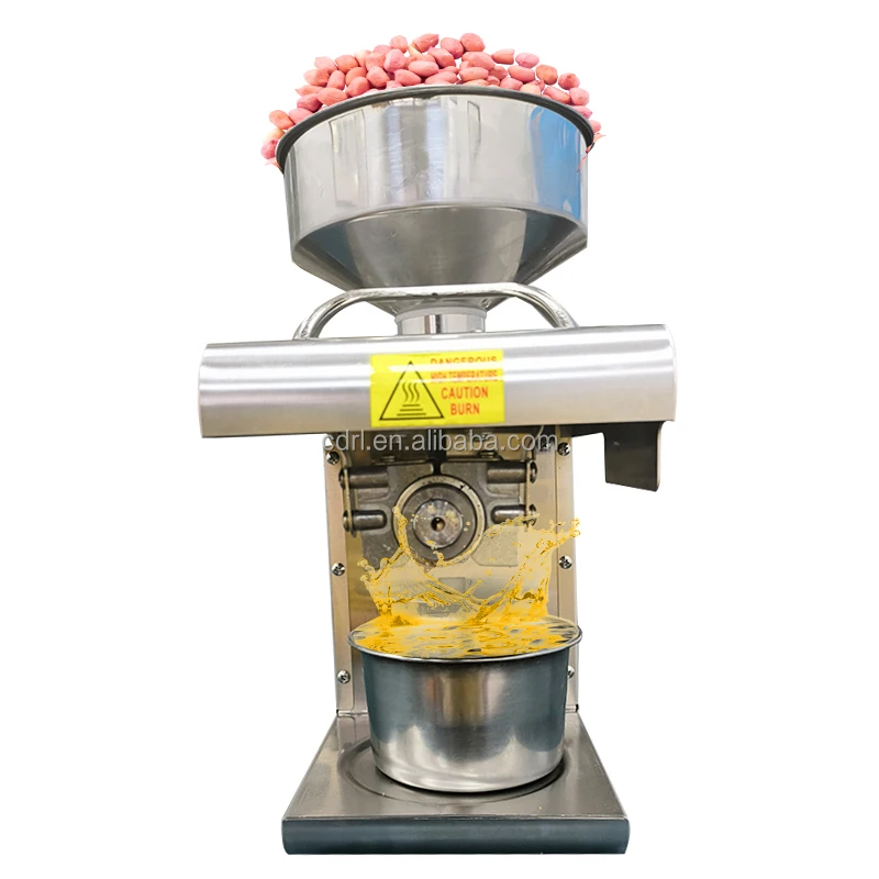 Small Cocoa Butter Sesame Oil Extractor Walnut Oil Press Machine High Quality Soybean Peanut edible oil press machine