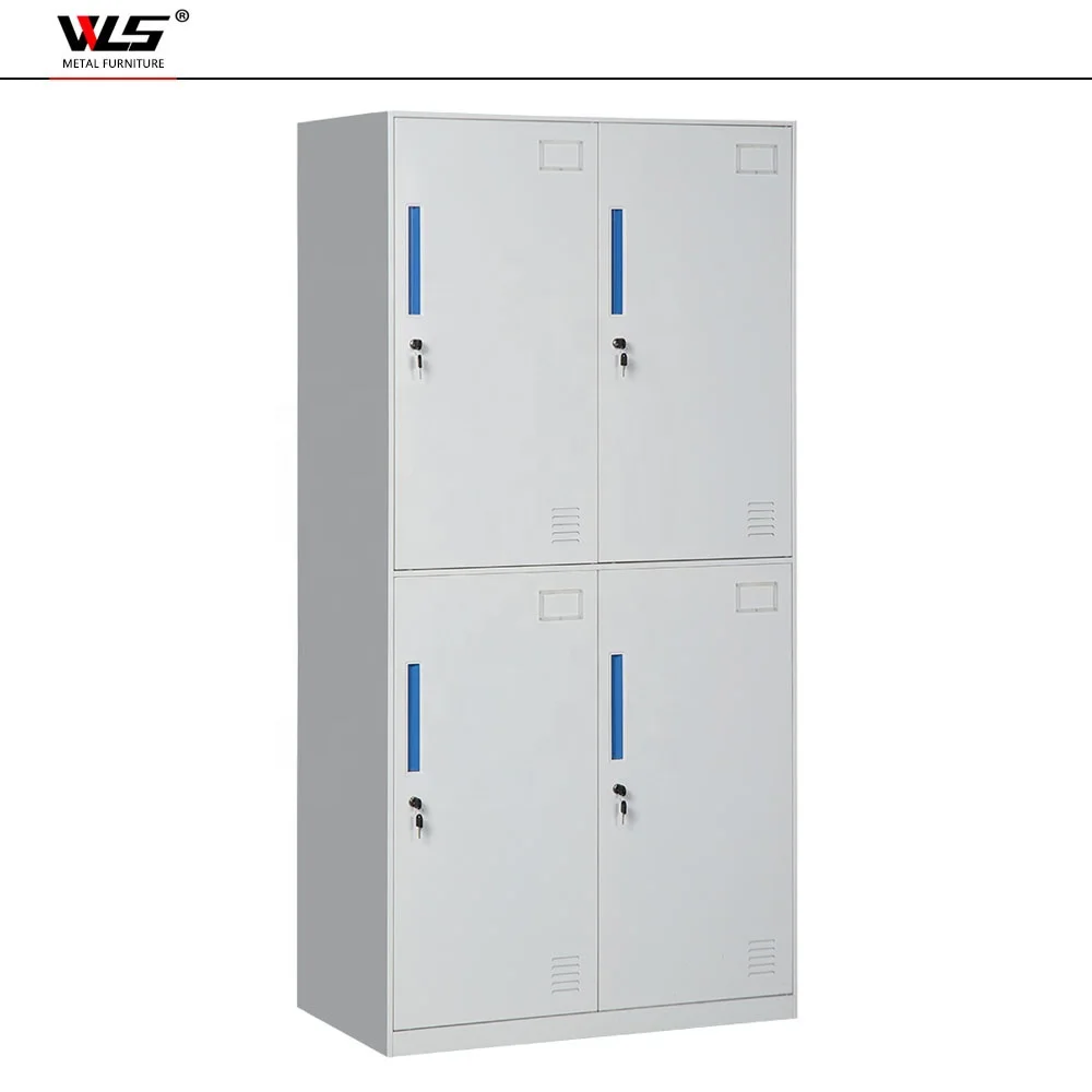 Steel Locker for Changing Room Metal Gym Storage Wardrobe Iron Locker