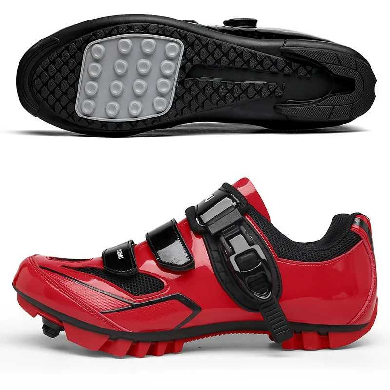 Spring new cycling shoes men and women cycling rubber breathable racing cycling shoes