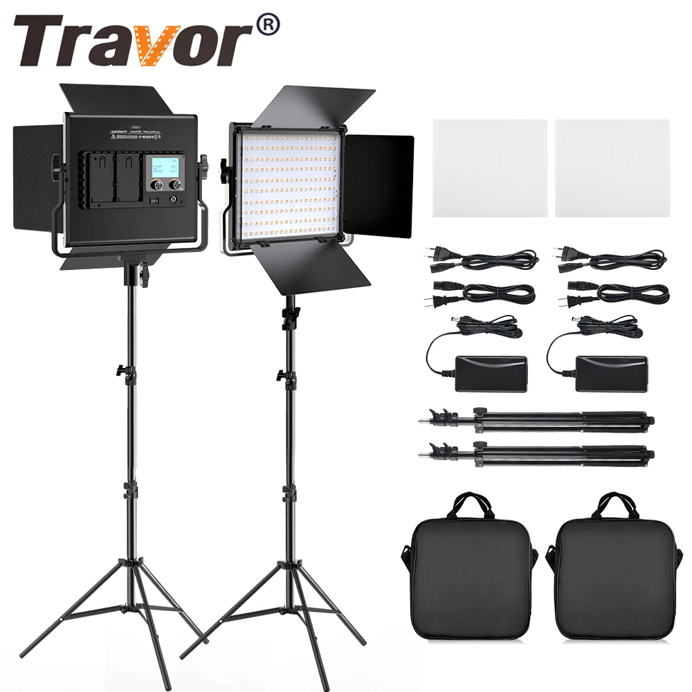  Студийный светодиодный светильник Travor L4500K с питанием от аккумулятора панельная лампа для фотосъемки оборудование светодиодное освещение