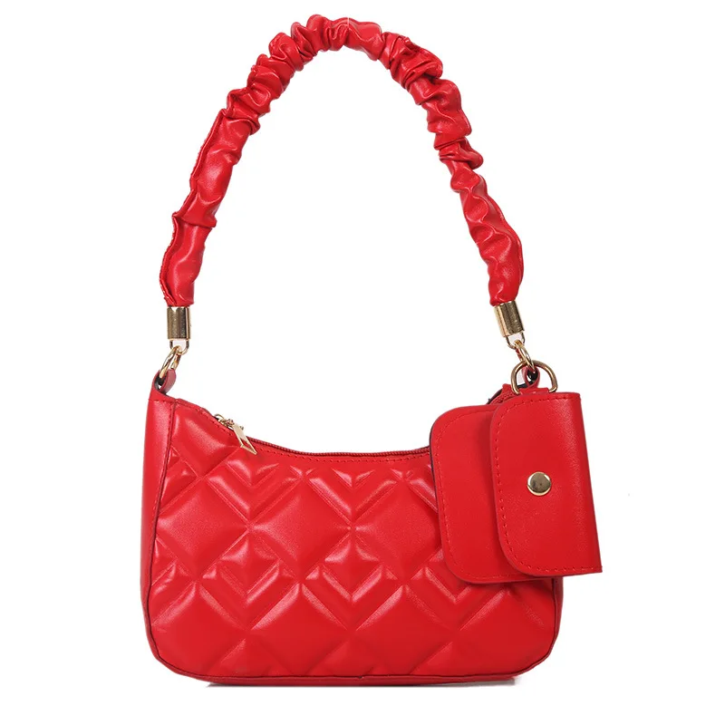 Designer Ladies Cloud Hand Bags Fashion PU Leather Underarm Bag Luxury Purses and Handbags for Women