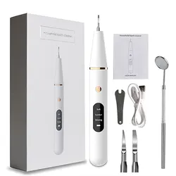 Sale 2022 new Household Device Whitening Tool Stain Kit Calculus Electric Plaque Remover For Teeth Ultrasonic Tooth Cleaner
