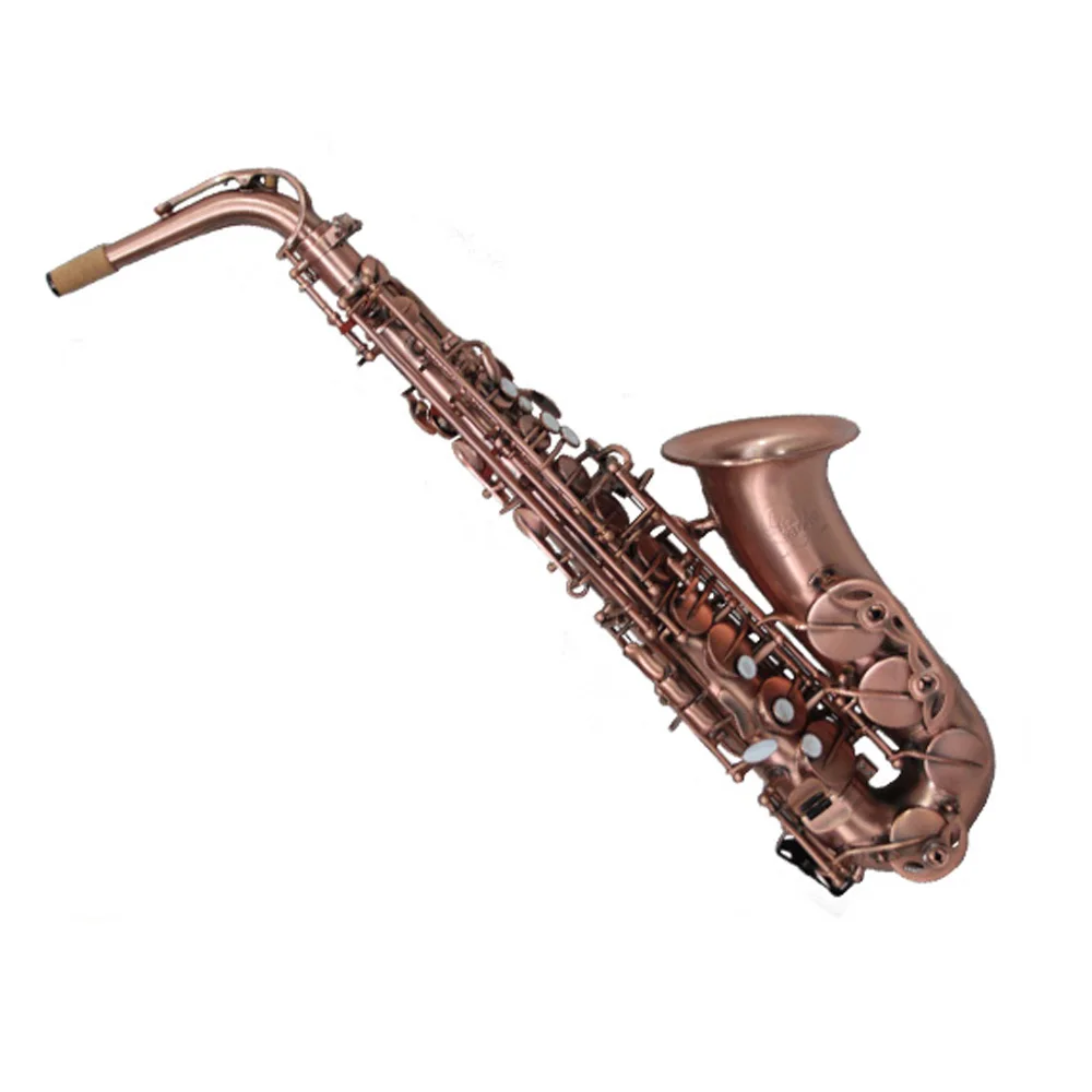 Wholesale Eb Alto Saxophone High Grade Antique Red Bronze With High-grade Case