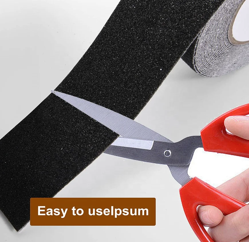 Indoor Anti Slip Tape for Stairs, Waterproof Safety Non Skid Roll for Stair Steps Traction Tread