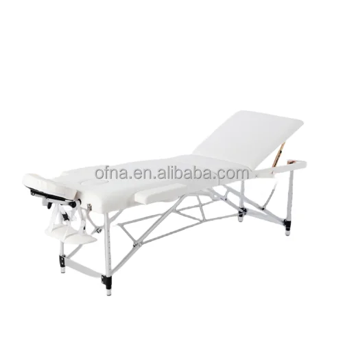 Portable Tattoo Beauty Bed Facial Massage Bed Table white Massage Bed Wooden Massage Table Salon Furniture