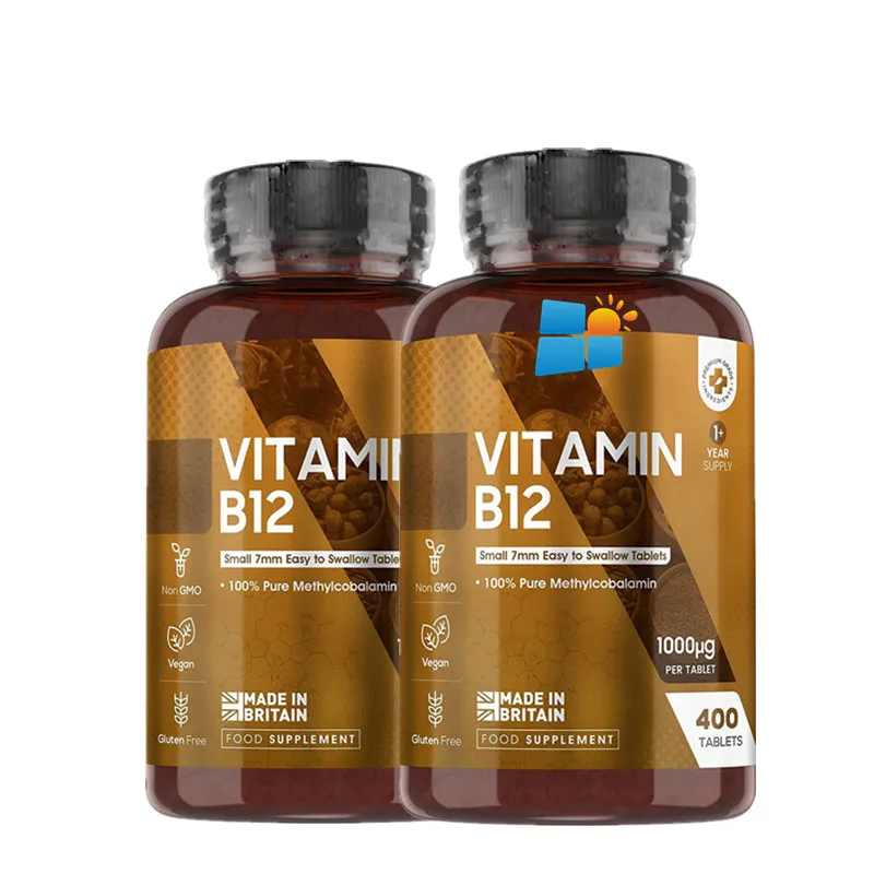 SUNI Factory Direct Vitamin B12 1000mcg Coated Tablets Dietary Supplement Vitamin B Complex Vitamin B12 Tablets Health Product