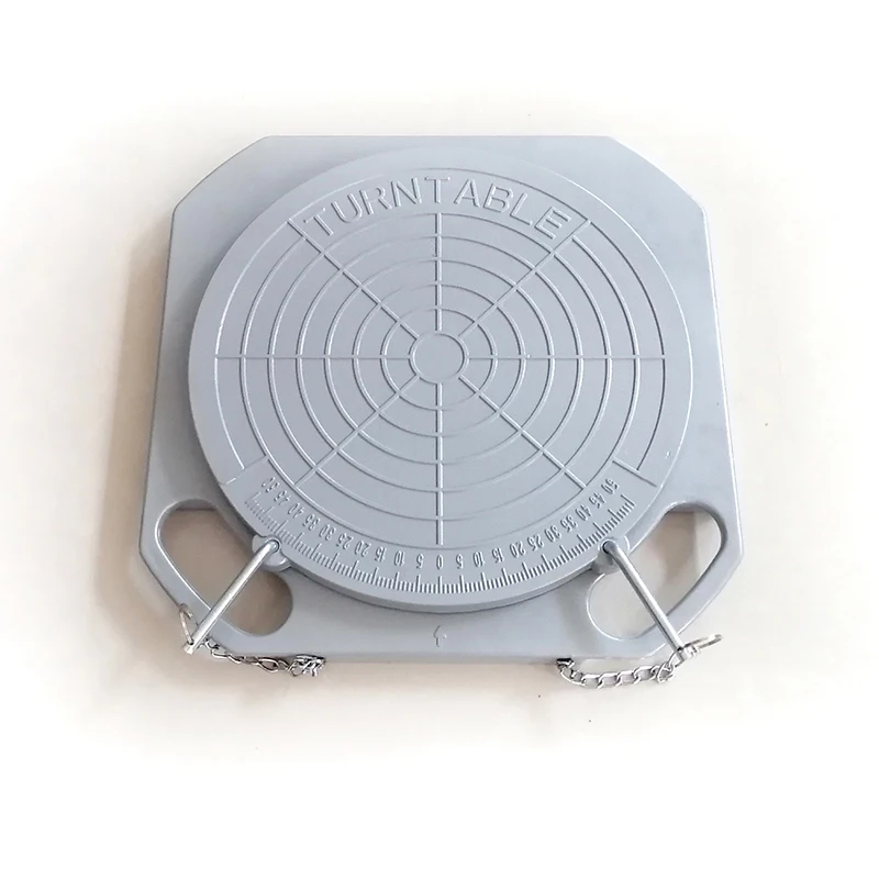 CCD or 3D Four wheel aligner car turntable high strength wear resistance turn flexibly magnesium die casting