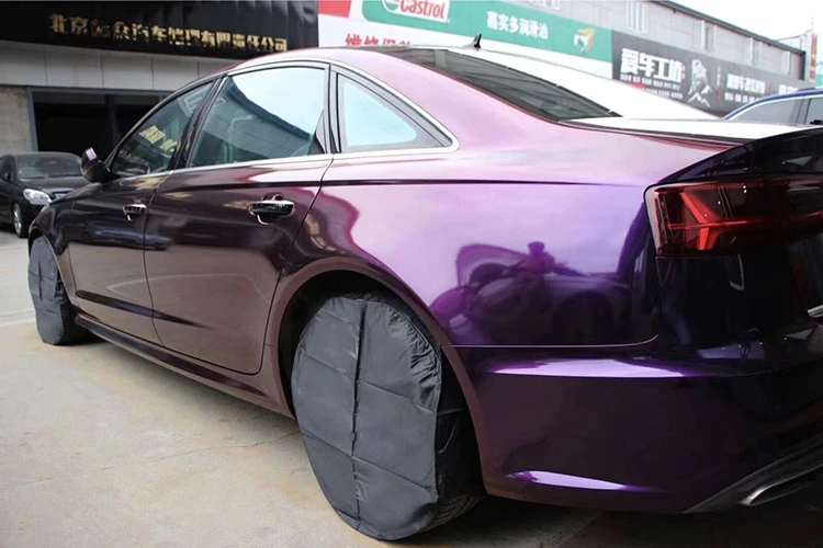 Multiple Car Body Paint Colors Change 1.52*18m Pvc Glossy Super Bright Twilight Violet Auto Vinyl Wrapping Sticker Film