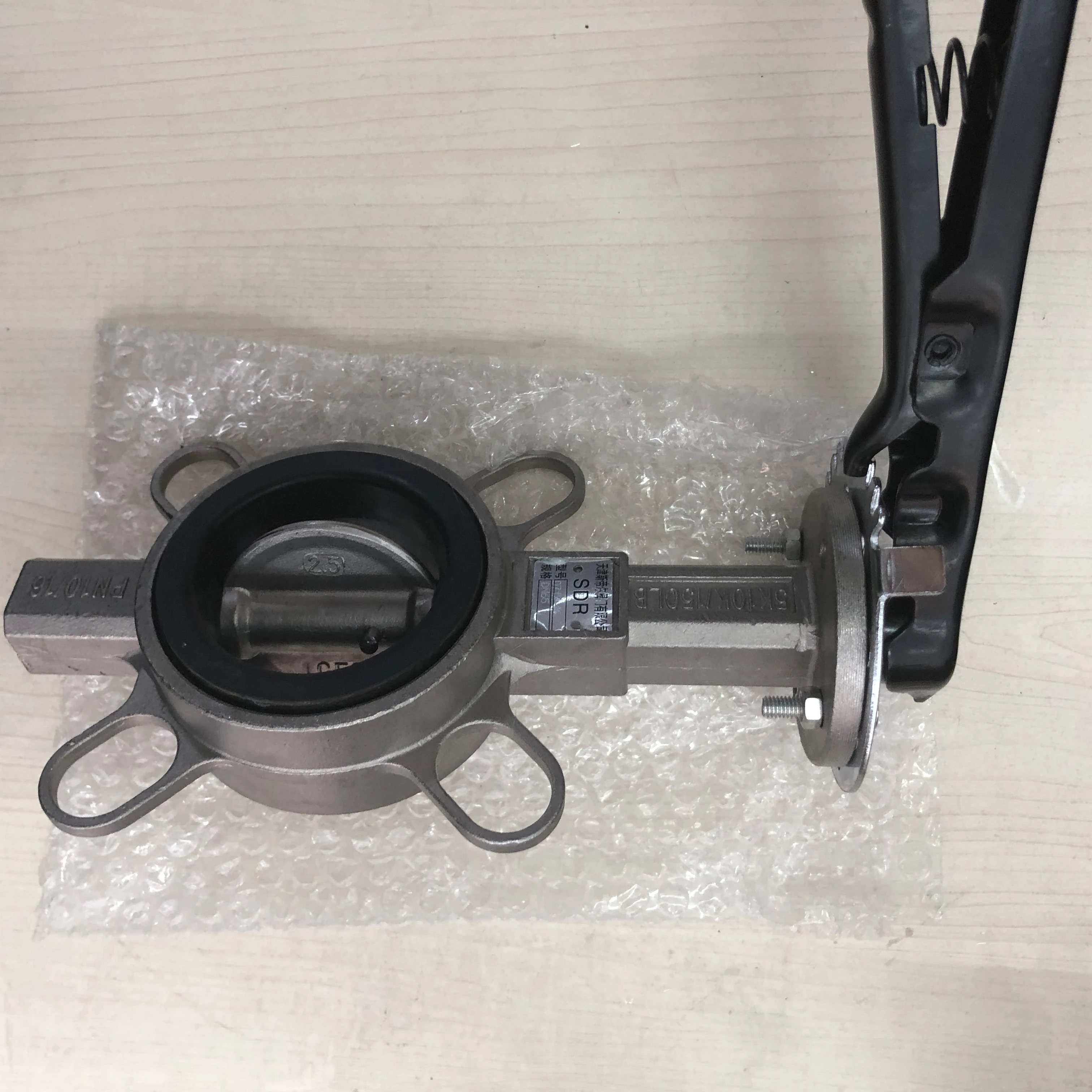 
D371X-10P Stainless Steel Turbo Wafer Butterfly Valve 