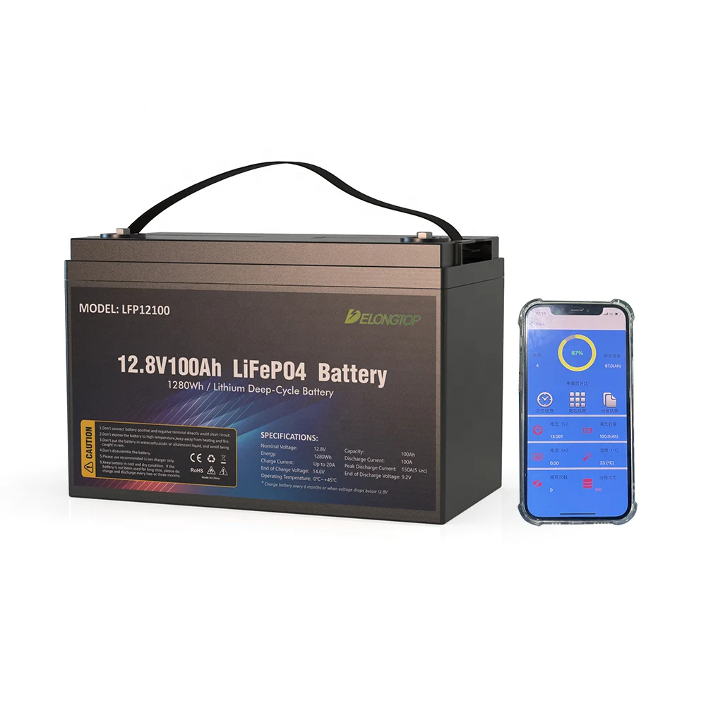 12V Lithium Ion Battery Pack 50ah 100Ah 150AH 200Ah Lifepo4 Battery for Golf Carts/Solar Energy storage/RV/Marine/Caravan