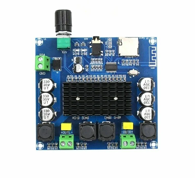  Плата цифрового усилителя BT 5 0 TDA7498 2*100 Вт стерео аудио