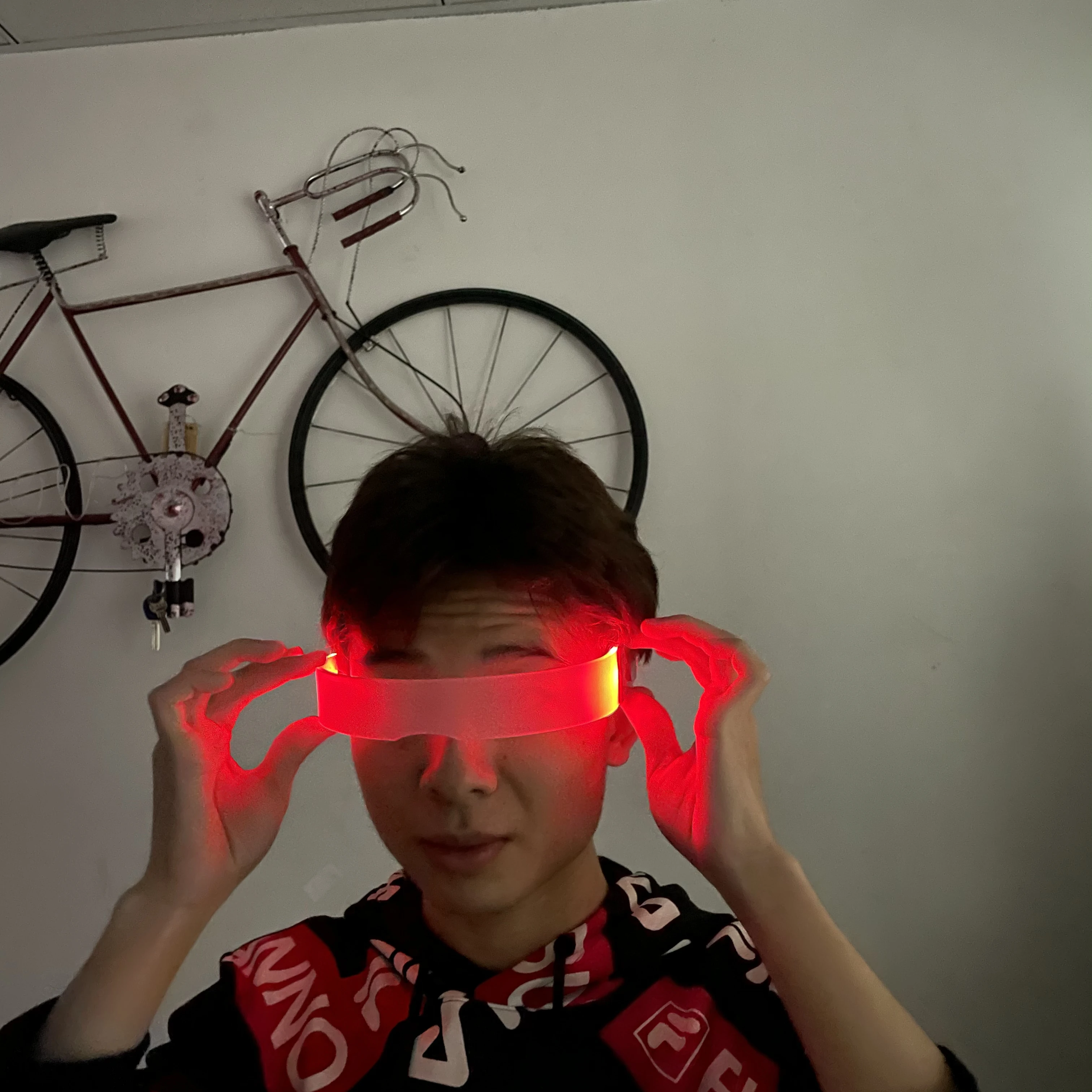 Customized Popular Electronic Night Visor Glasses Luminous Glasses Props Party Festival Decorations EDC Las Vegas