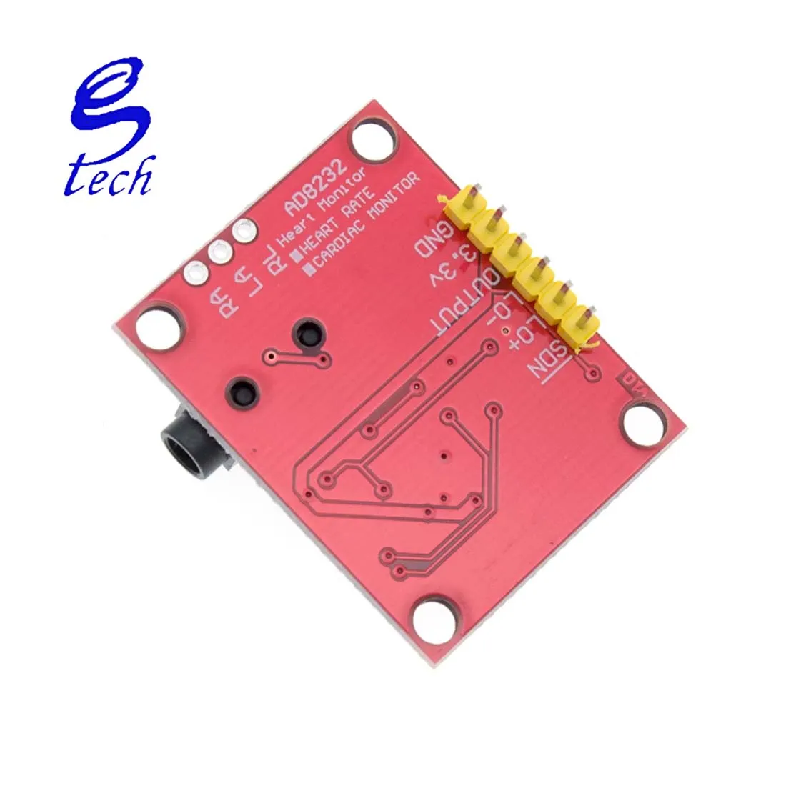 Ecg module AD8232 ecg Measurement Pulse Heart ecg Monitoring Sensor Module Kit AD8232