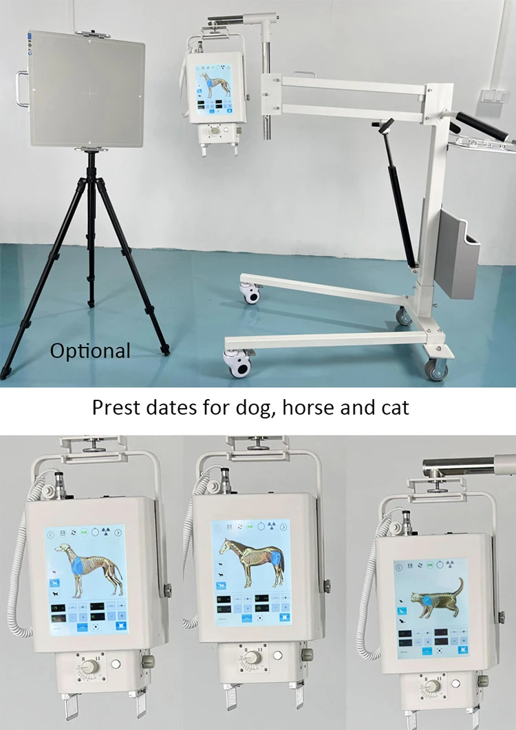 Аппарат радиографический для ветеринарной рентгенографии RX беспроводной цифровой портативный рентгеновский аппарат с баки стол