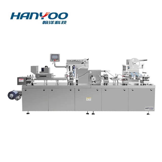 DPP-270F Automatic Flat Type ALU-PVC-ALU Blister Packing Machine High quality medical use