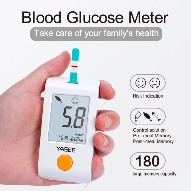 Home mini Yasee model blood glucose meter monitors blood glucose test strips / diabetic test strips