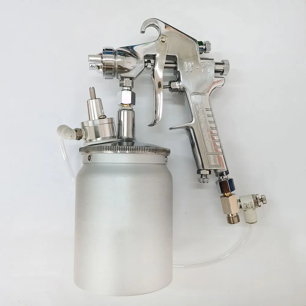 Vione W-71A Mini Stirring Spray Gun,Graphite Paint Coating,Antisettling Air Spray Gun  pistola a spruzzo W71A Gun Mixer Cup