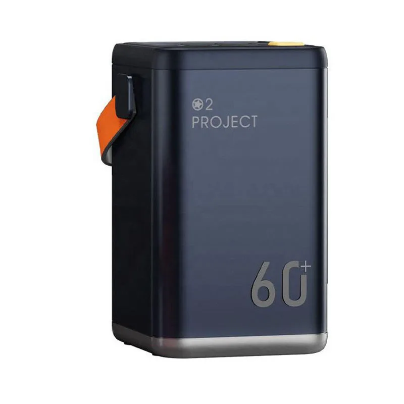 Smart Power Bank With Strong Light 4 Usb Outdoor Digital Display High Capacity Powerbank 60000Mah Power Bank