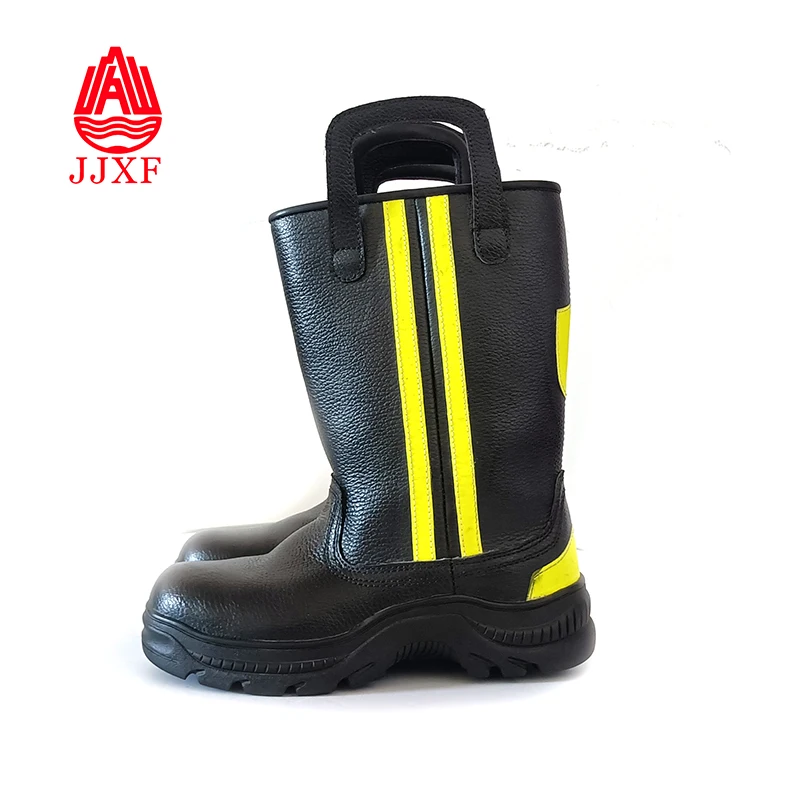 2023 high quality leather fire boots protective boots  leather boots with shoelace  with low price