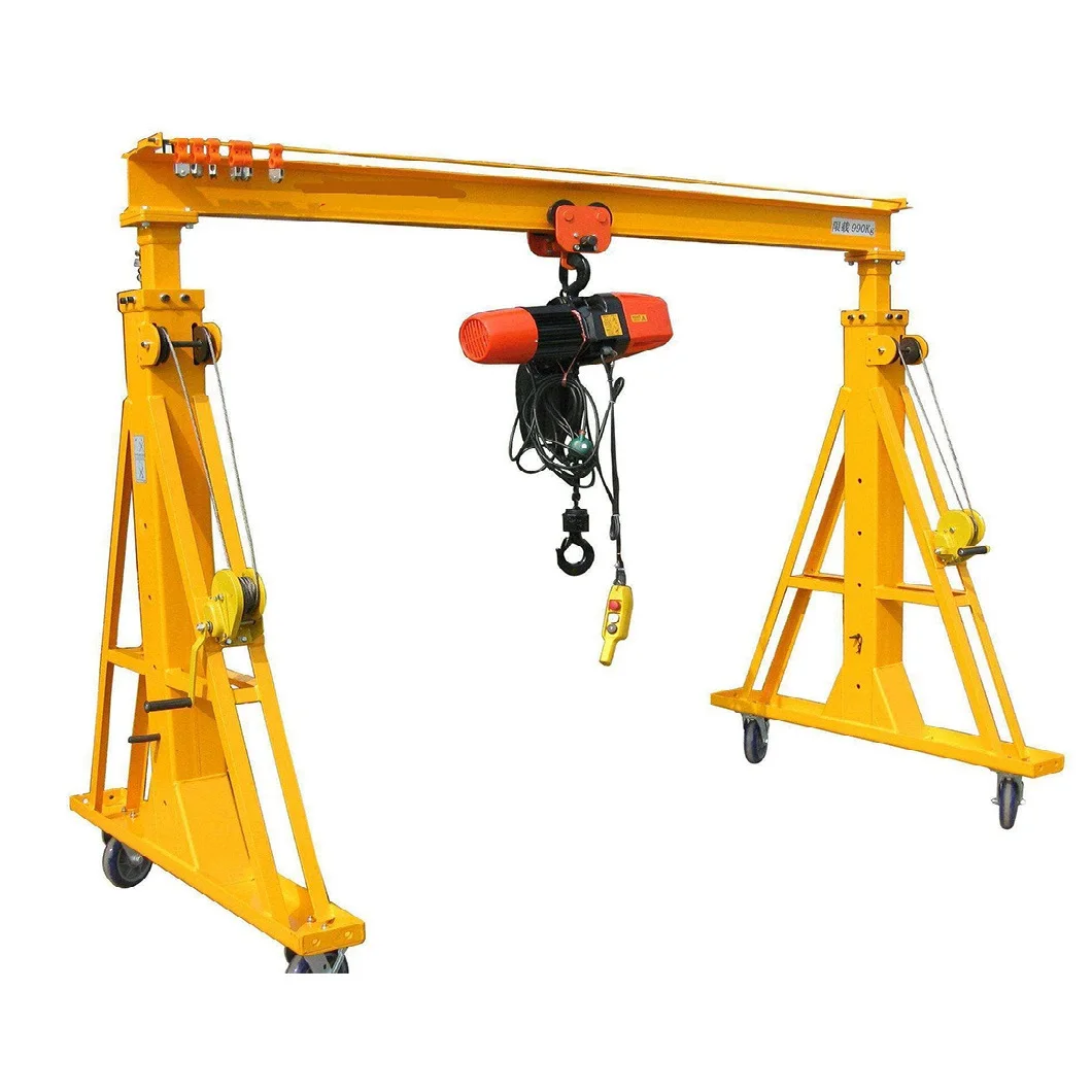 Good quality 1000kg Mini Portal Mobile Gantry Crane for Mold workshop