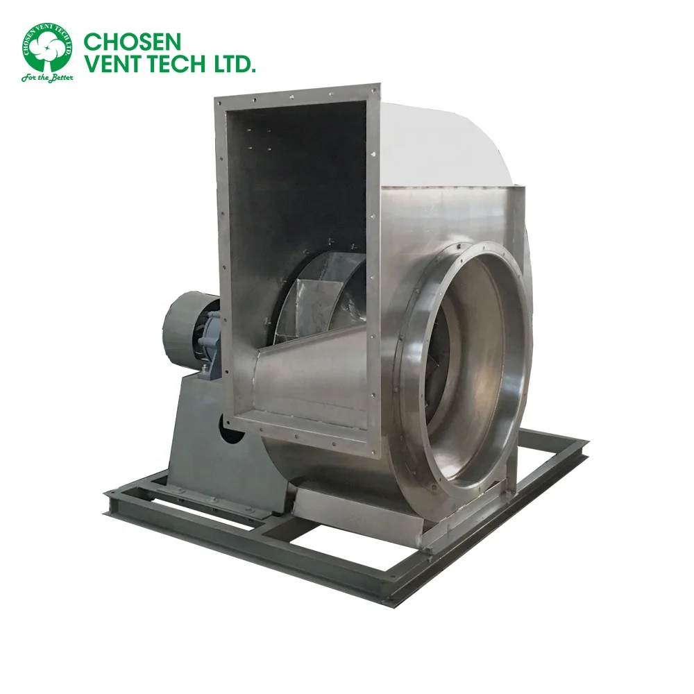 315mm Grain Blower Abrasion Proof High Air Flow Centrifugal Fan Duct Fan AC 220V / 380V / 415-440V for Option 1611-105 Pa 315 Mm