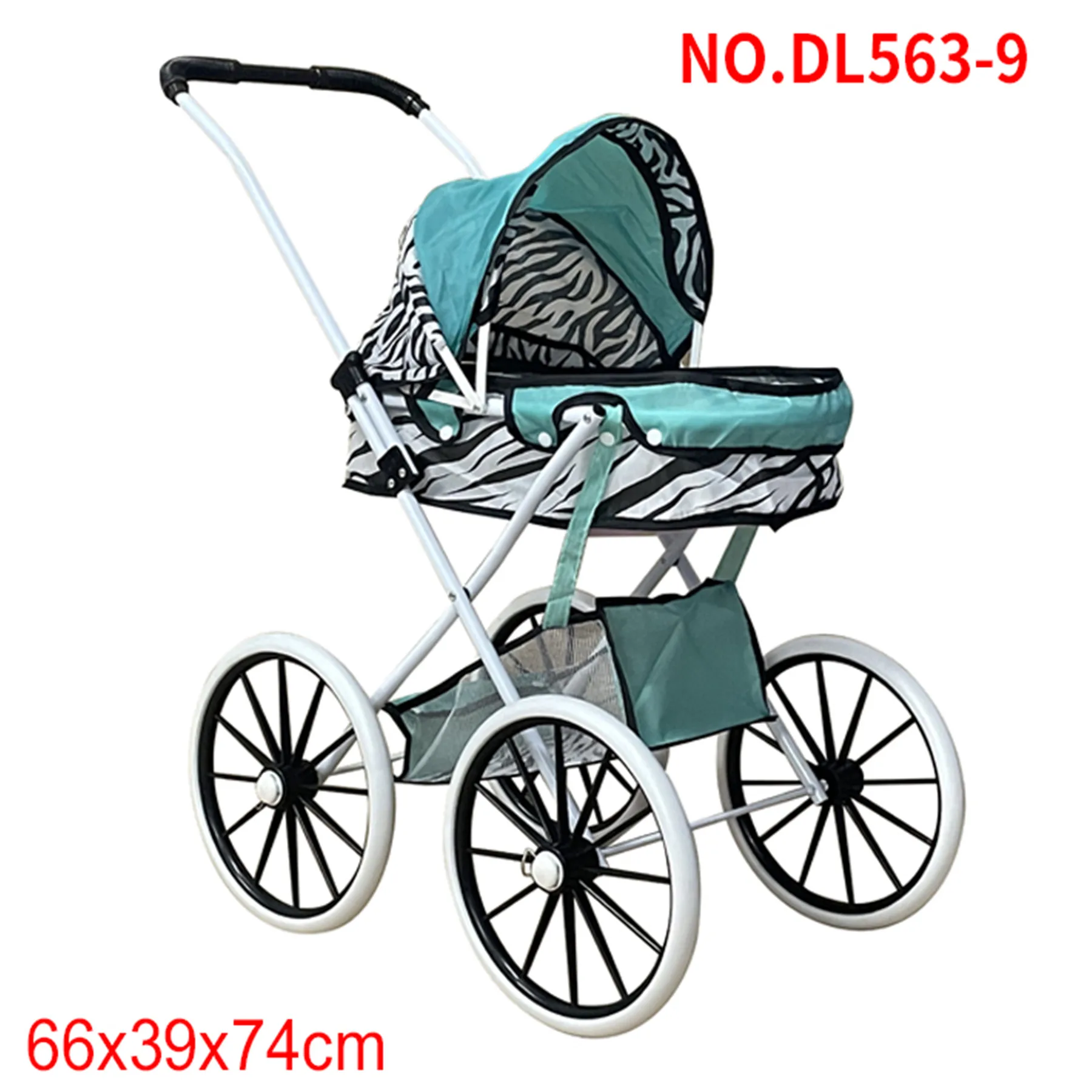 Pretend Play Toys Interactive Toys Shantou Chenghai Toy Factorytoy Foldable Baby Doll Stroller Pink Unisex Kids Gift Innovation