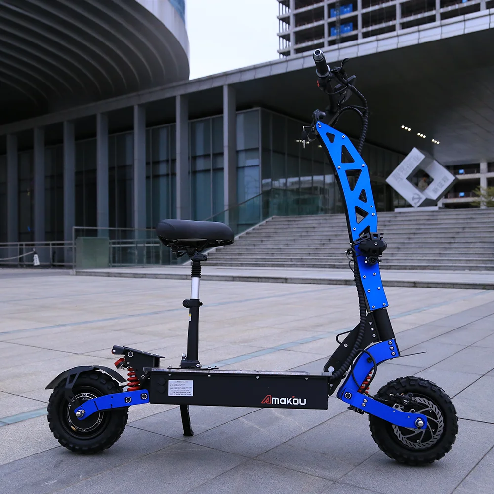 EU UK USA warehouse 60v 6000W electric scooters dual motor electronic scooter 11 inch big wheel folding electric kick scooter