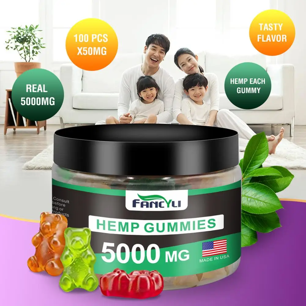 
Fancyli Pure American Hemp Gummy Private Label CBD Delta 8 Gummies Infused Hemp Oil Gummies ship from usa 