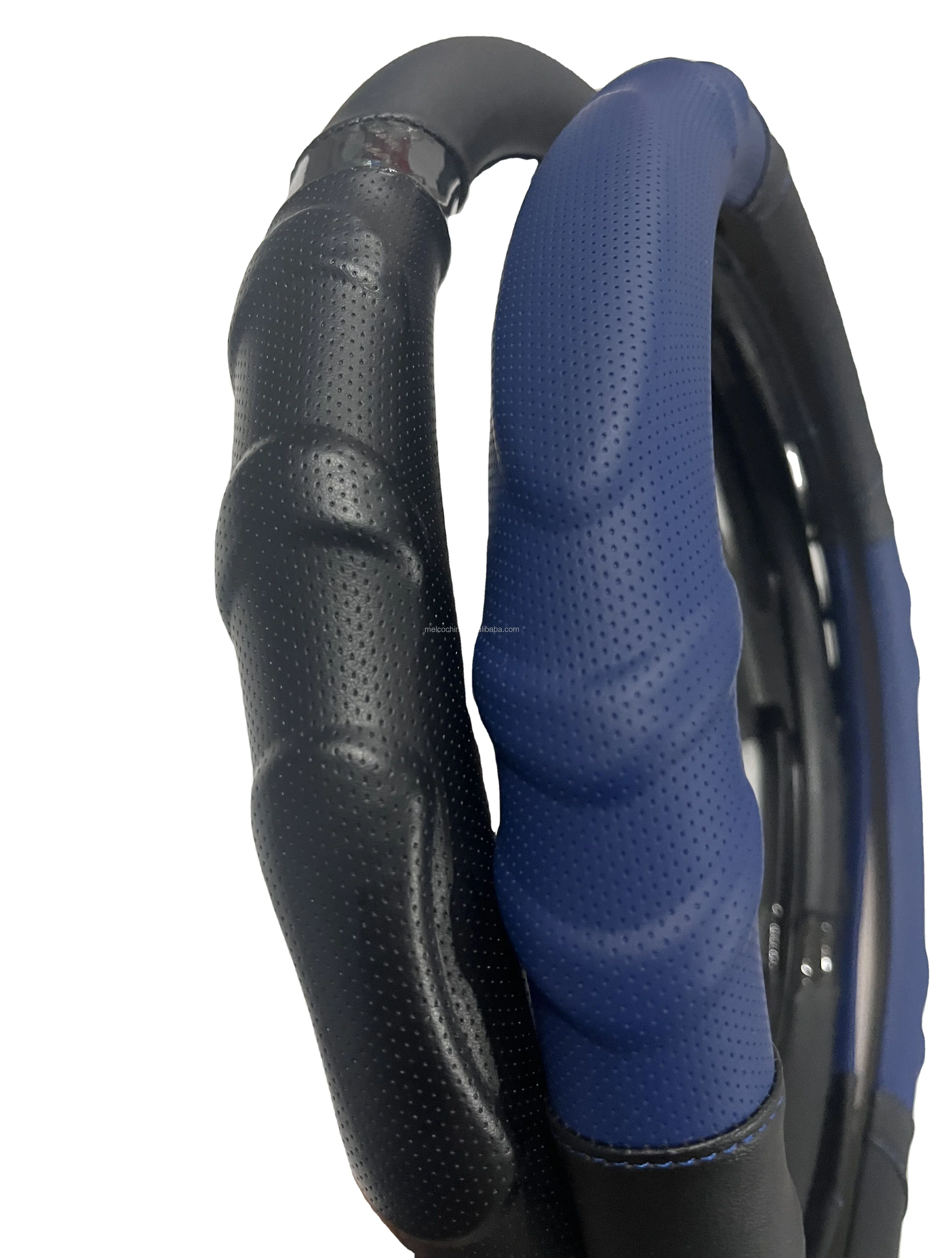 MELCO Yellow Auto Car Stretch Steering Wheel Protector, Universal 15 Inch Anti-Slip Breathable Odorless Cover Steering Wheel