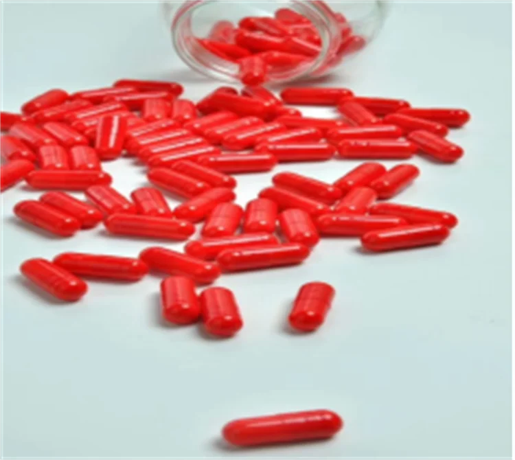 Wholesale Price 0 Size Colorful Bulk Hard Empty Vegan Gelatine Capsules