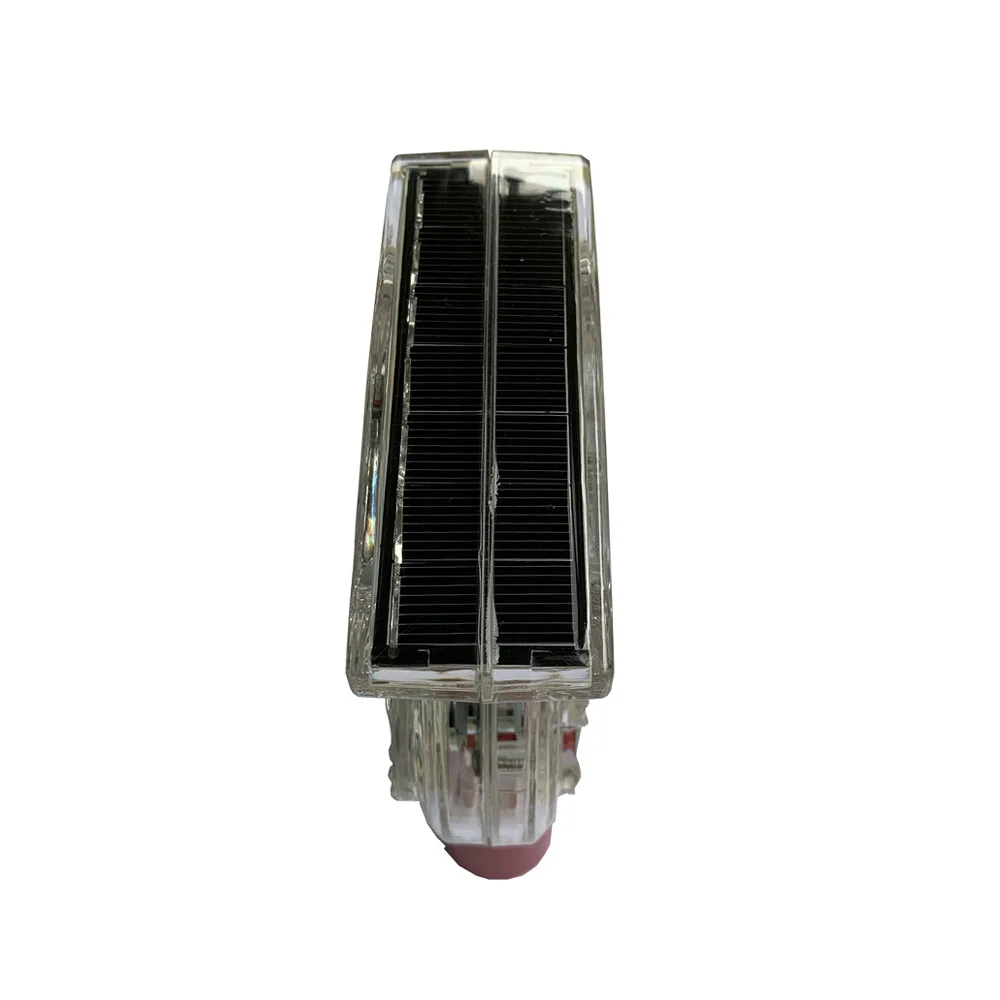 Solar led road safety warning light emergency roadside caution solar beacon traffic cone