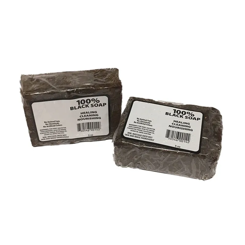 Private Label Black Facial Soap Natural Healing Cleansing African Black Soap