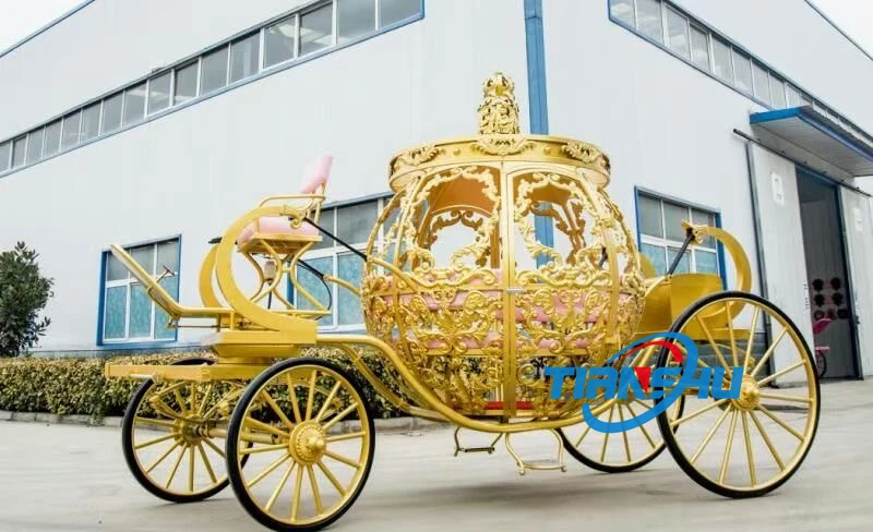 Dreamy Princess coach electric pumpkin carriage wedding cart automatic wedding carriage on sale