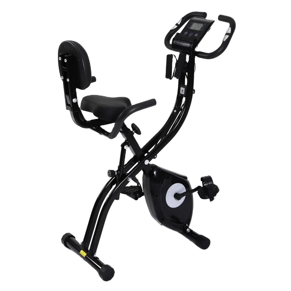 Gym Equipment Magnetic Folding Exercise Bike For Sale magnetic upright bike 3pcs crank